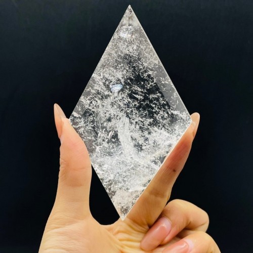 Natural Clear Quartz Rhombus Shaped Wholesale