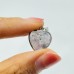 46 Pieces Cordierite Stone Heart Pendant