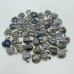 46 Pieces Cordierite Stone Heart Pendant