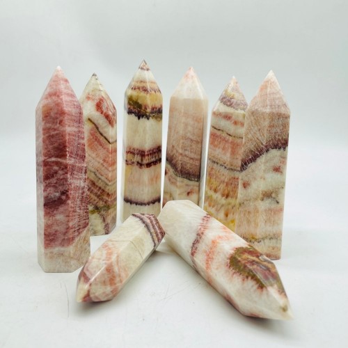 Dali Jasper Quartz Point Crystal Tower 2-3.6in Wholesale