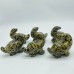 Cute Dalmatian Jasper Fat Dinosaur Carving Animals Wholesale