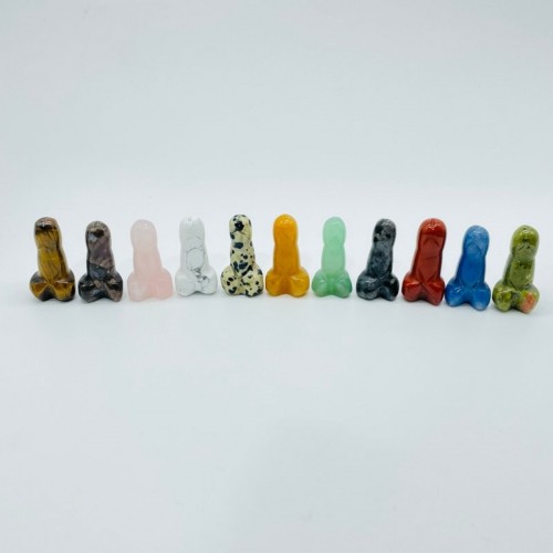 11 Types Crystal Penis Phallus Carving Wholesale