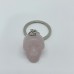 6 Types Skull Keychain Wholesle Dragon Blood Stone Rose Quartz