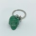 6 Types Skull Keychain Wholesle Dragon Blood Stone Rose Quartz