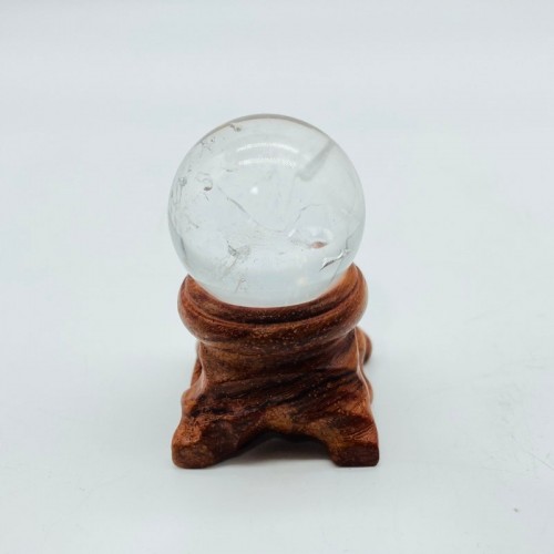 High Quality Enhydro Quartz Sphere With Moving Bubble