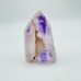 High Quality Amethyst Enhydro Quartz Tower With Moving Bubble