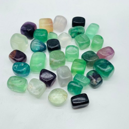 Rainbow Fluorite Tumbled Wholesale