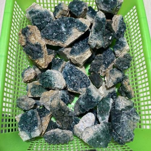 10kg(22lbs) Green Fluorite Raw Crystal Wholesale