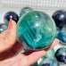 24 Pieces Feather Fluorite Sphere Ball