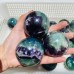 24 Pieces Feather Fluorite Sphere Ball