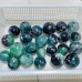 24 Pieces Feather Fluorite Sphere Ball