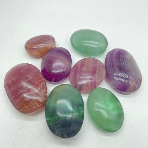 Rainbow Fluorite Palm Wholesale