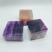 High Quality Purple Rainbow Fluorite Cube Wholesale