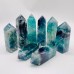 High Quality Feather Fluorite Four-Sided Tower Point Wholesale