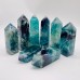 High Quality Feather Fluorite Four-Sided Tower Point Wholesale