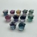 Mini Rainbow Fluorite Mushroom House Carving Wholesale