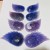 4 Pairs Beautiful Purple Fluorite Angel Wing