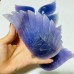 4 Pairs Beautiful Purple Fluorite Angel Wing