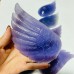 4 Pairs Beautiful Purple Fluorite Angel Wing