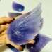 4 Pairs Beautiful Purple Fluorite Angel Wing