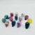 Rainbow Fluorite Mini Halloween Skull Carving Wholesale