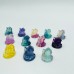 Mini Rainbow Fluorite Castle Carving Wholesale