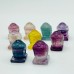 Mini Fluorite Buddha Head Carving Wholesale