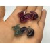 Mini Rainbow Fluorite Carving Combination Dragon Wholesale