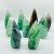 9 Pieces High Quality Large Rainbow Fluorite Flame Mixed Color