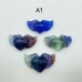 Fluorite Heart Wing Carving Wholesale