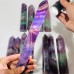 12 Pieces Large Rainbow Fluorite Tower