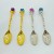 Rainbow Fluorite Skull Coffee Spoon Carving Wholesale