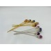 Rainbow Fluorite Rose Flower Hairpin Carving Wholesale