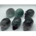 6 Pieces Large Fluorite Halloween Skull Carving