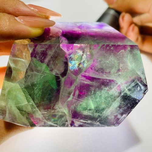 Colourful Fluorite Free Form With Rainbow Wholesale