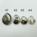 Mountain Shape Inclusion Garden Quartz Lodolite For Jewelry Making DIY Pendant