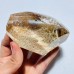 High Grade Orange Garden Quartz Lodolite With Rainbow