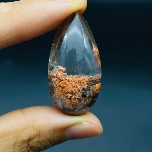 Colorful Garden Quartz Beautiful Teardrop DIY Pendant