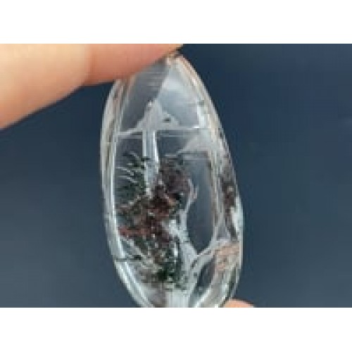 2 Pieces Beautiful Scenery Garden Quartz Inner Scene Carving