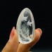 3 Pieces Butterfly Garden Quartz Inner Scene Carving