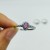 S925 Sterling Silver High Quality Purple Garnet Ring Wholesale