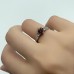 Garnet Cut Faceted Heart Ring Bat Crown Wholesale