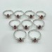 Garnet Cut Faceted Butterfly Ring Wholesale