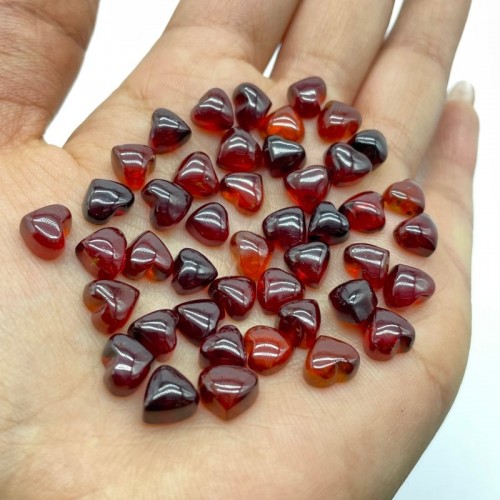 Beautiful Mini Garnet Heart Wholesale