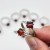 Beautiful Garnet Rhombus Ring Wholesale