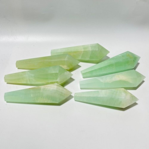 Green Calcite Scepter Point Magic Wand Wholesale