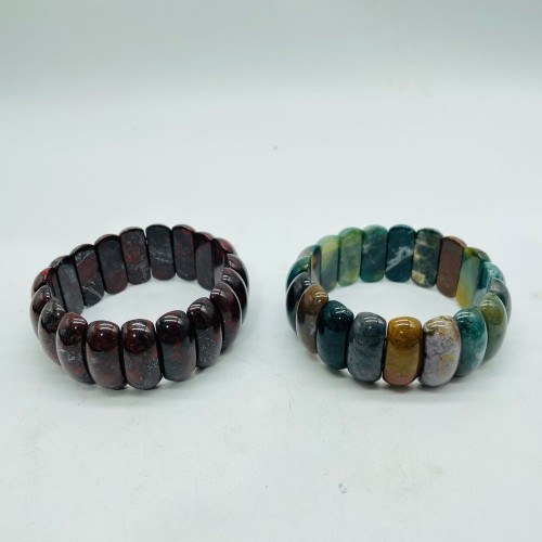 Hematite & Ocean Jasper Bracelet Crystal Wholesale