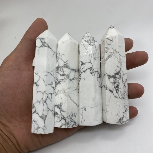 3.3in Howlite Tower Crystal Wholesale