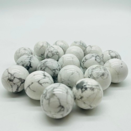 0.78in(2cm) Howlite Sphere Ball Wholesale