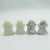 White Jasper & Howlite Ghost Halloween Carving Wholesale